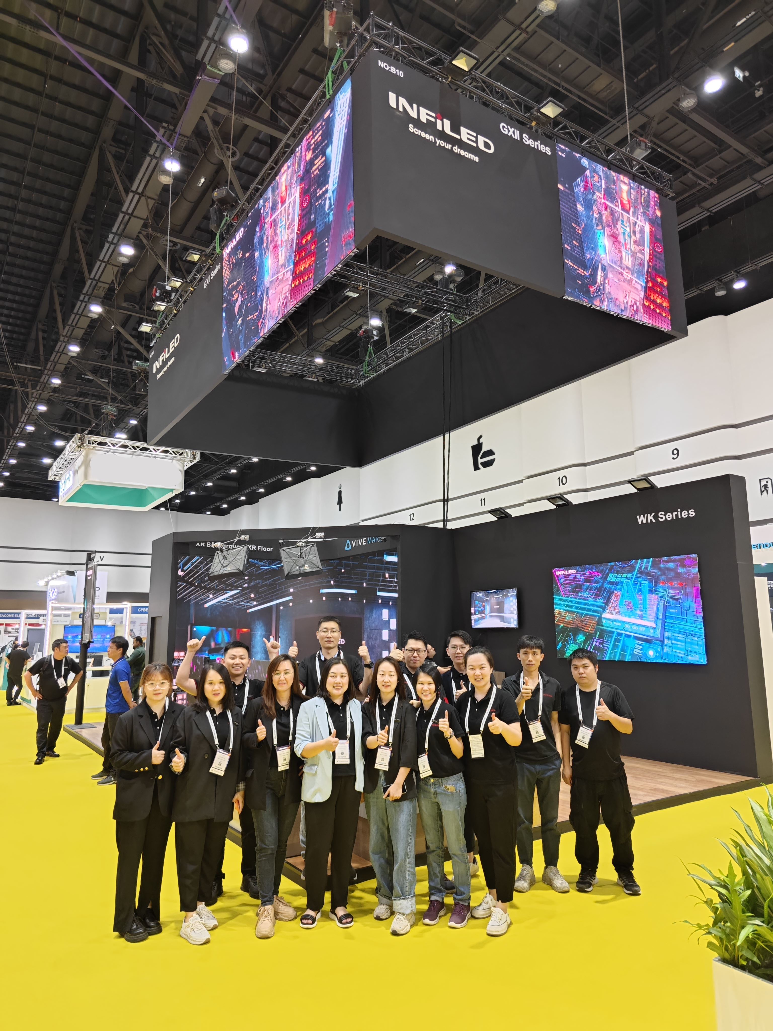 InfoComm Asia 2023展会盛大开幕，千赢国际手机登录网址LED显示屏闪耀亮相！